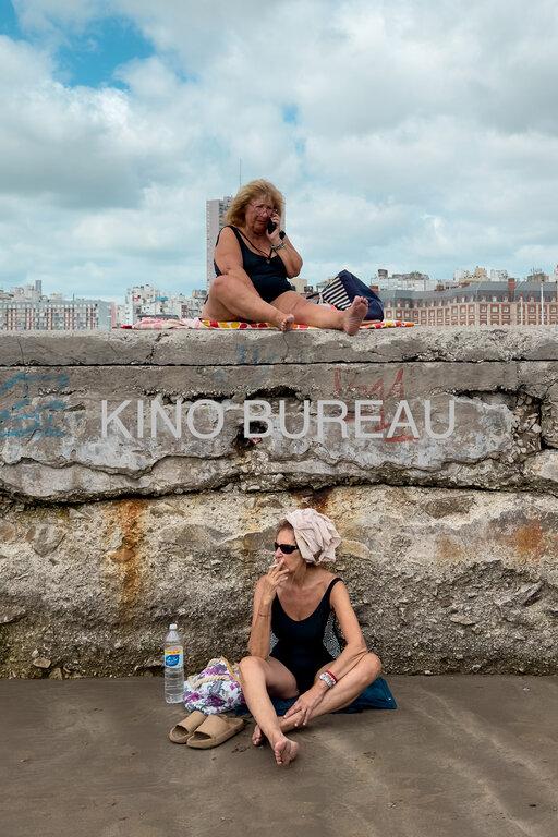 Two Women at the Beach Near the Casino