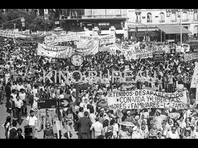 Human Rights Demonstration in Buenos Aires, 1985