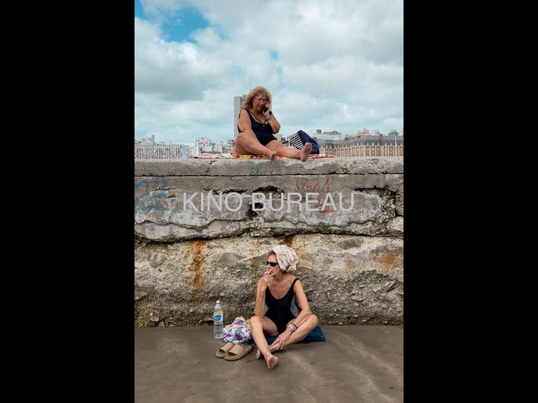 Two Women at the Beach Near the Casino